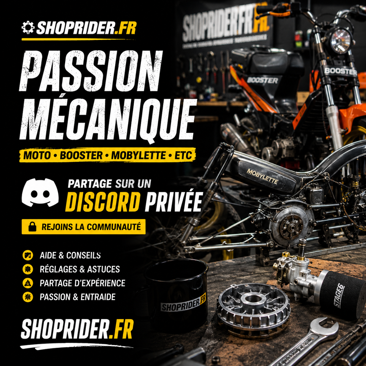 Echanger avec une communauté de passionnés.https://discord.gg/VxARKPeQ3