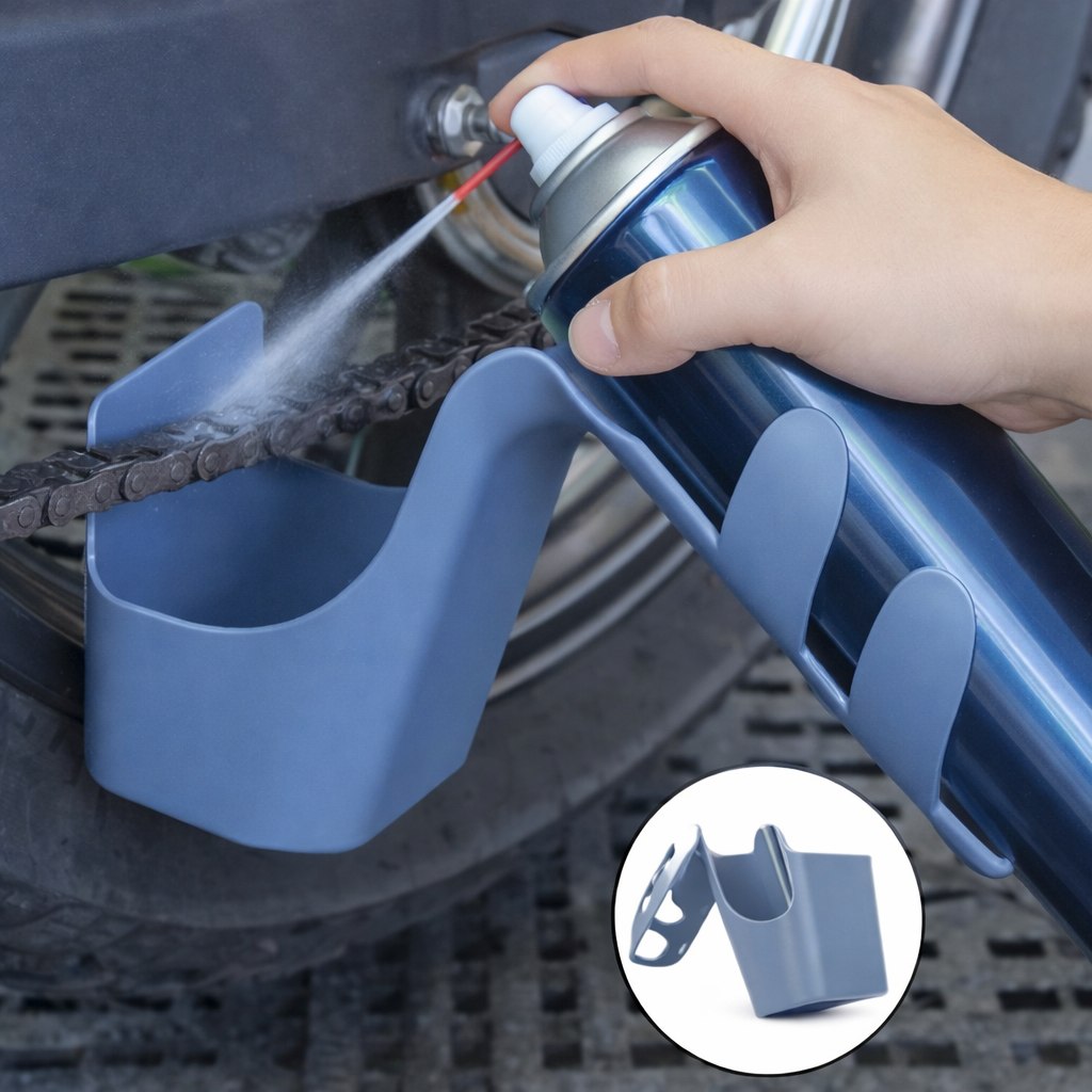 Suport lubrification de chaîne moto