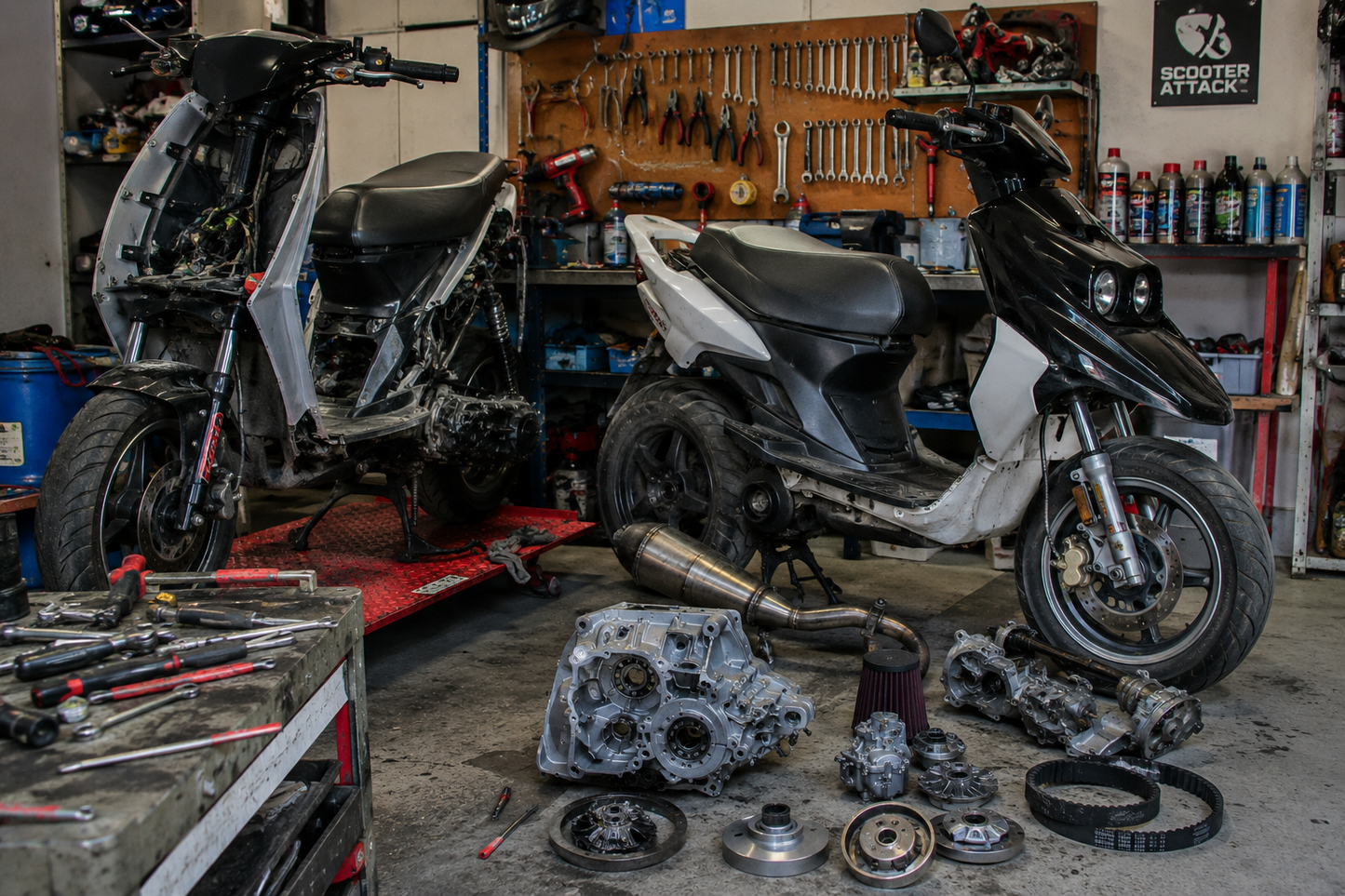 Pièce d'origine 50CC 125CC Booster, Spirit, Rocket, Derbi, KTM, Honda et Moteurs AM6 Demande via notre formulaire de contact