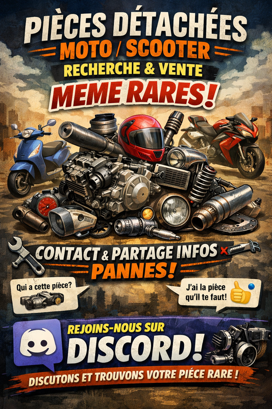 Vente de Pièces Détachées Moto / Scooter