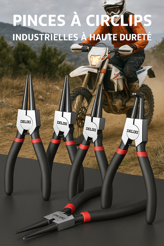 Pinces à Circlips DELIXI – Haute Dureté Industrielle